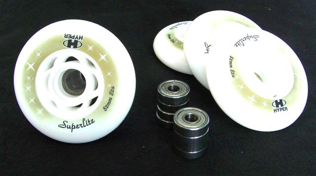 4er-8er-HYPER-SUPERLITE-Rollen-82-mm-82a-Kugellager-ABEC-7-Inliner-Skate-Rollen