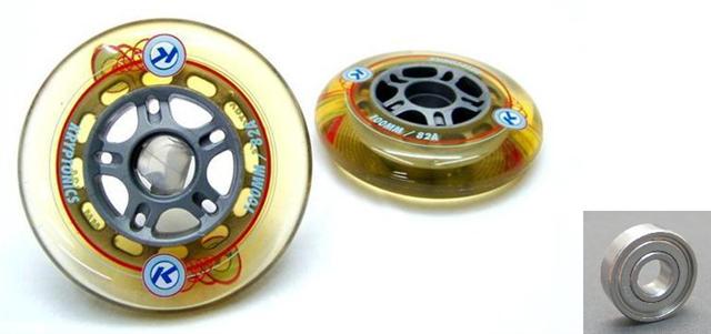 KRYPTONICS-Hyper-100mm-82a-Rollen-KugelIager-Inliner-Skates-Rolle-Inlinerrolle