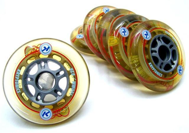 KRYPTONICS-Hyper-100mm-82a-Rollen-KugelIager-Inliner-Skates-Rolle-Inlinerrolle