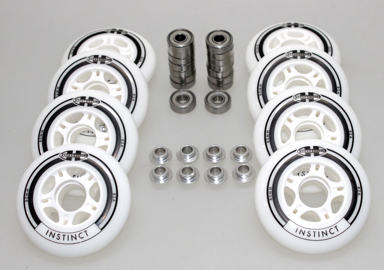 Rollerblade Salomon 4/8er HYPER Set HYPER 4/8er INSTINCT Rolle 80mm Option: ABEC7+8mm Spacer 290010 Rollerblade Salomon 4/8er HYPER Set HYPER 4/8er INSTINCT Rolle 80mm Option: ABEC7+8mm Spacer 290010