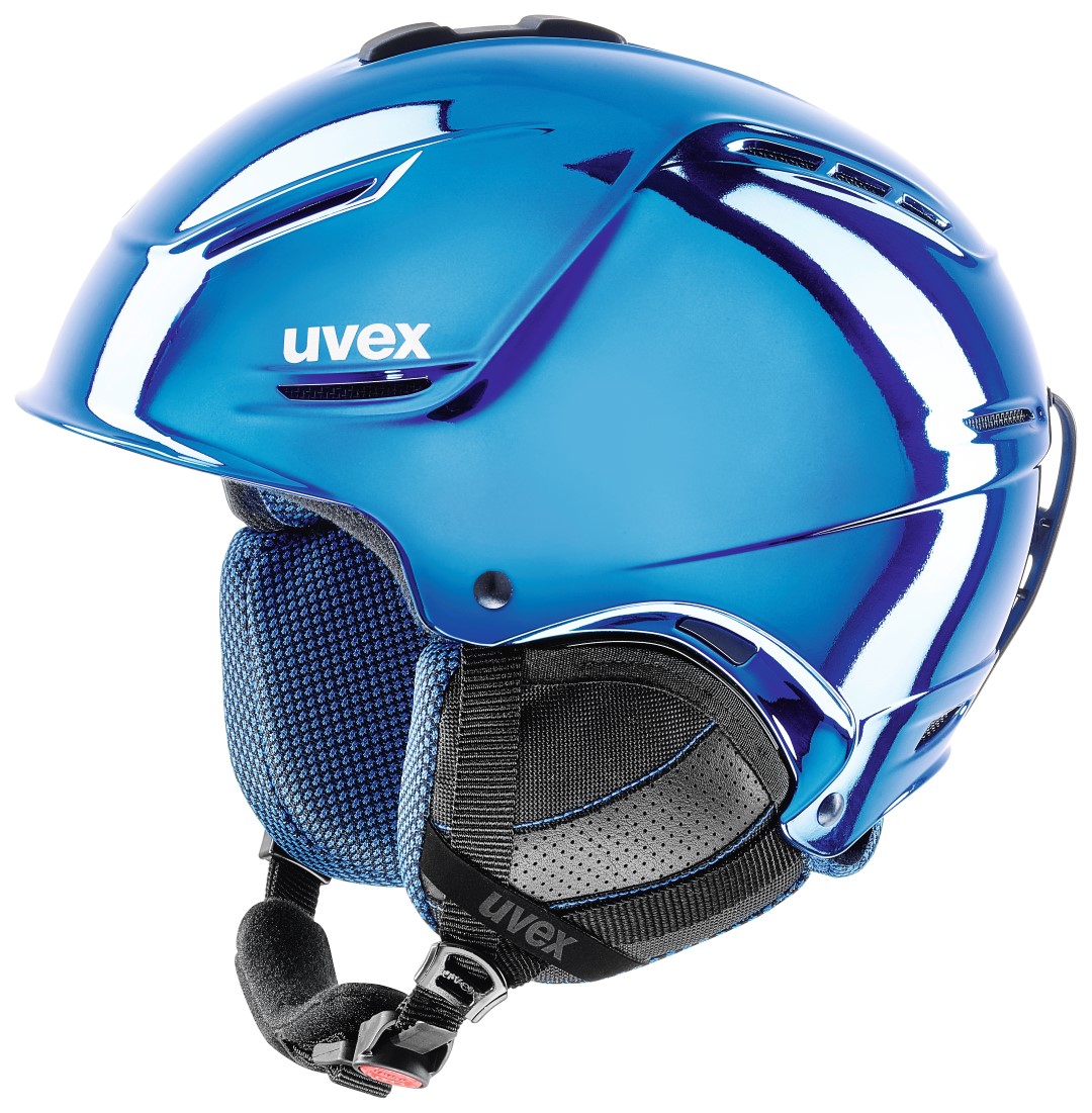 Uvex P1US pro chrome blue LTD Skihelm Superleicht Snowboardhelm ...
