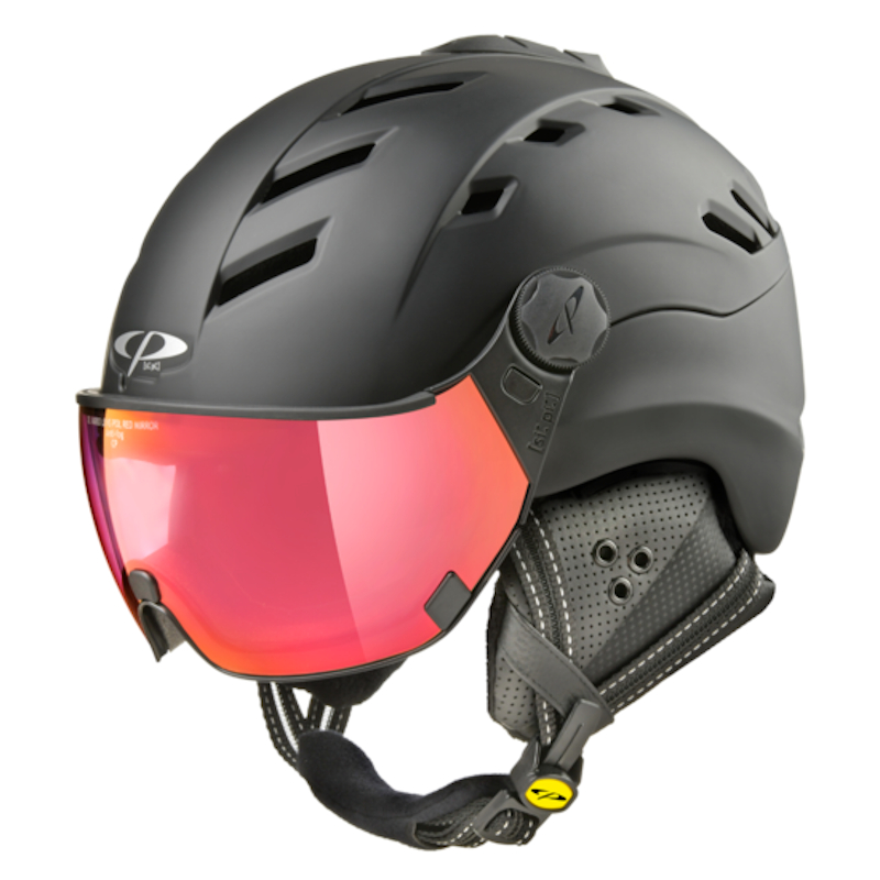 CP Camurai Visor Helmet Black Redmirror Ski Snowboard j20 | eBay