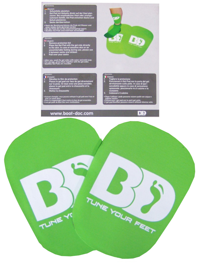 Boot DOC ShinPads "Gel Pad" Reusable against pain Ski Boot eBay